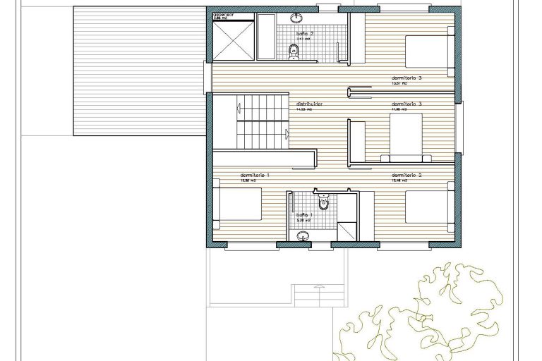 Proyecto Vivienda 4W en Viveiro 3 Jesús Mª Alonso Fernández Arquitecto