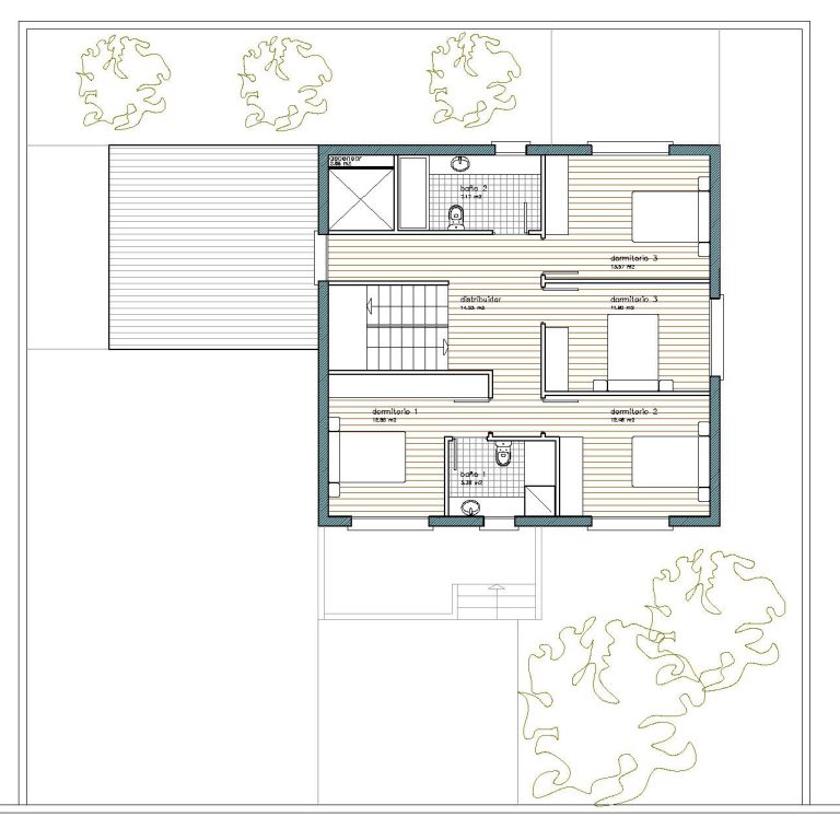 Proyecto Vivienda 4W en Viveiro 3 Jesús Mª Alonso Fernández Arquitecto
